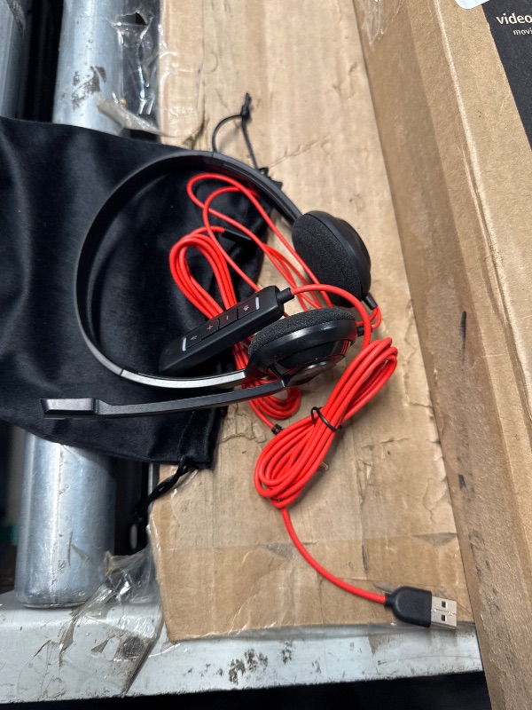 Photo 1 of ***(PARTS ONLY/ NON REFUNDABLE/ NO RETURNS OR REFUNDS)***
NUBWO HW02 USB Computer Headset with Clear Chat Microphone, Lightweight On-Ear Wired Headset for MS Teams, Skype, Webinars, Call Center and More (Black)
