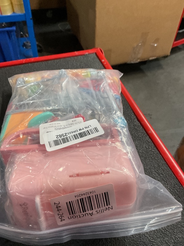 Photo 1 of **NONREFUNDABLE**FOR PARTS**SEE NOTES**
164Pcs Mini Shopping Cart Basket Miniature Food Drink Toy Supermarket Metal Handcart Trolley DollHouse Store Grocery Accessories Kitchen Play Game Party Model Shelves Cash Register Refrigerator Fridge