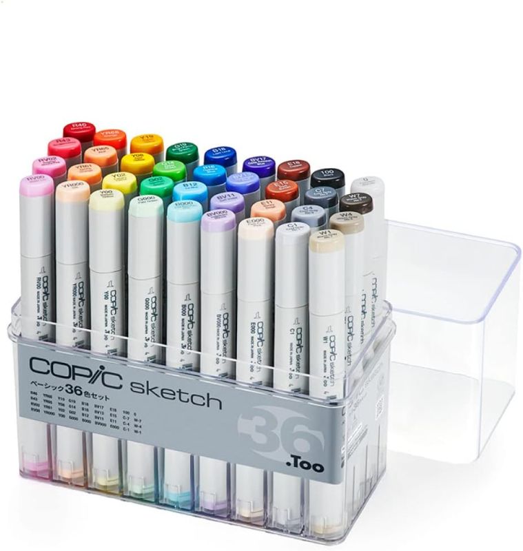 Photo 1 of Too Copic Sketch Basic 36 Color Set
