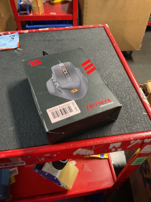 Photo 1 of Redragon M811 Aatrox MMO Gaming Mouse, 15 Programmable Buttons Wired RGB Mouse w/Ergonomic Natural Grip Build, 10 Side Macro Keys, Software Supports DIY Keybinds & Backlit