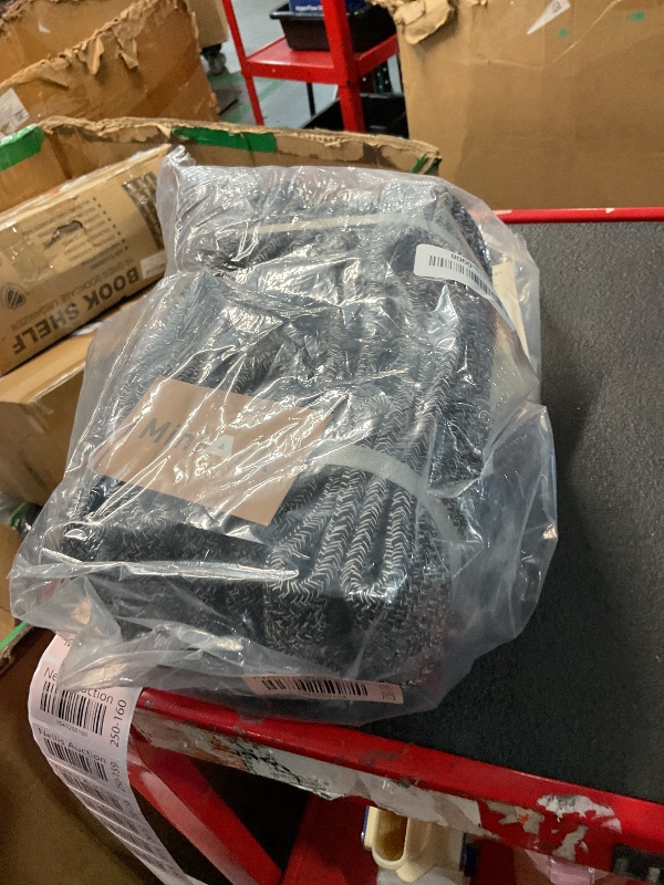 Photo 1 of MiniArk Shelf Storage Baskets for Organizing | Closet Organizer Bins | Small Baskets | Toy Basket | Cube Decorative Box | Shallow Basket | Woven Rope Basket | 13×8.5×5.1” | 3 Packs Dark Gray