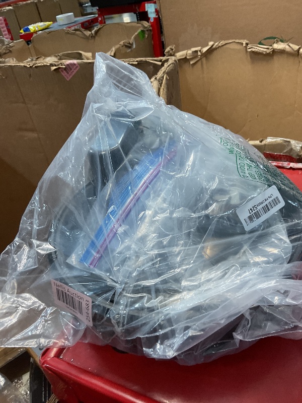Photo 1 of **HEAVILY USED**
Tikom Robot Vacuum and Mop Combo with LiDAR Navigation, L9000 Robotic Vacuum Cleaner with 4000Pa Suction,150Min Max, 14 No-Go Zones, Smart Mapping, Good for Pet Hair, Carpet, Hard Floor(Dark Black)