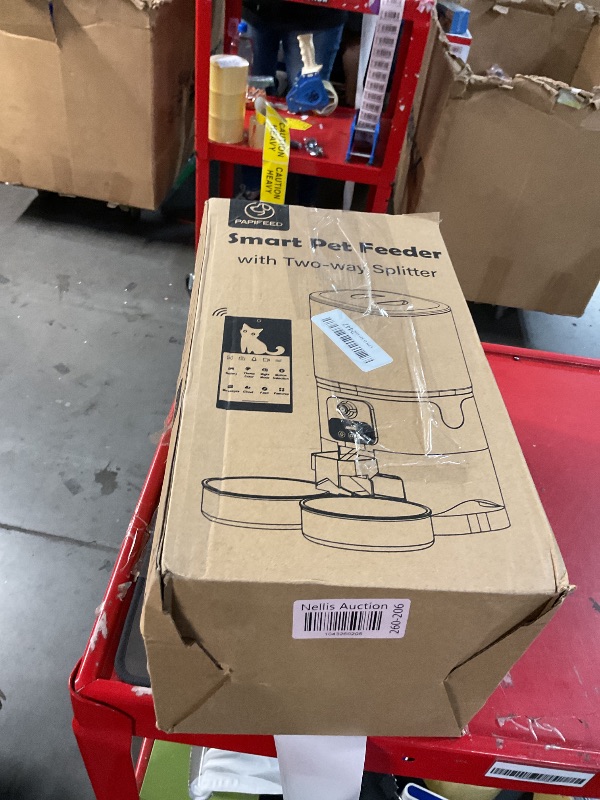 Photo 1 of Black Automatic Cat Feeder for 2 Cats, 7L Timed Cat Dry Food Dispenser with 2 Stainless Steel Bowls, Programmable Control 1-12 Meals, Auto Pet Feeder Suitable for Multi-Pet Households