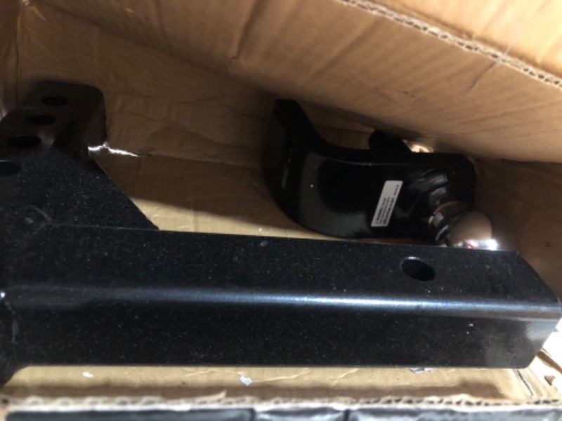 Photo 1 of ***PARTS ONLY***CURT 45049 Adjustable Trailer Hitch Ball Mount, Fits 2-Inch Receiver, 6-1/2-Inch Drop, 2 and 2-5/16-Inch Balls, 10,000 lbs , Black