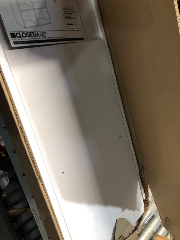 Photo 1 of (Used)(unknown if complete)Closetmaid Decorative Home Stackable 6 Cube Cubeicals Organizer Storage Bookcase, with Hardware for Office, Home and Closet, White