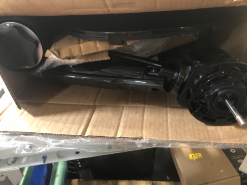 Photo 1 of ***(MISSING BLADES)***
Amazon Basics 16-inch Pedestal Floor Fan Oscillating Remote, 3-Speed, Energy-Efficient, Black