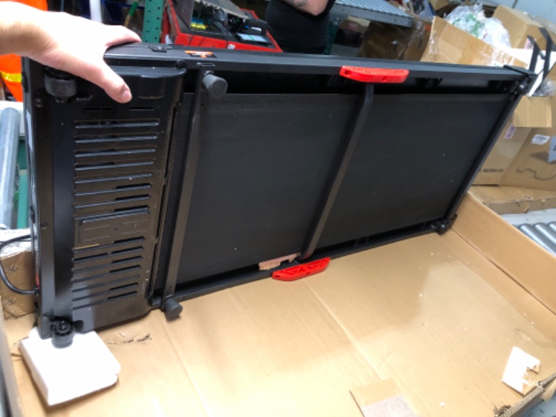Photo 1 of ***USED - NOT FUNCTIONAL - DOESN'T POWER ON - MISSING REMOTE - SEE PICTURES***
Treadmill, Portable Under Desk Walking Mat with Incline for Home/Office, Remote Control, LED Display