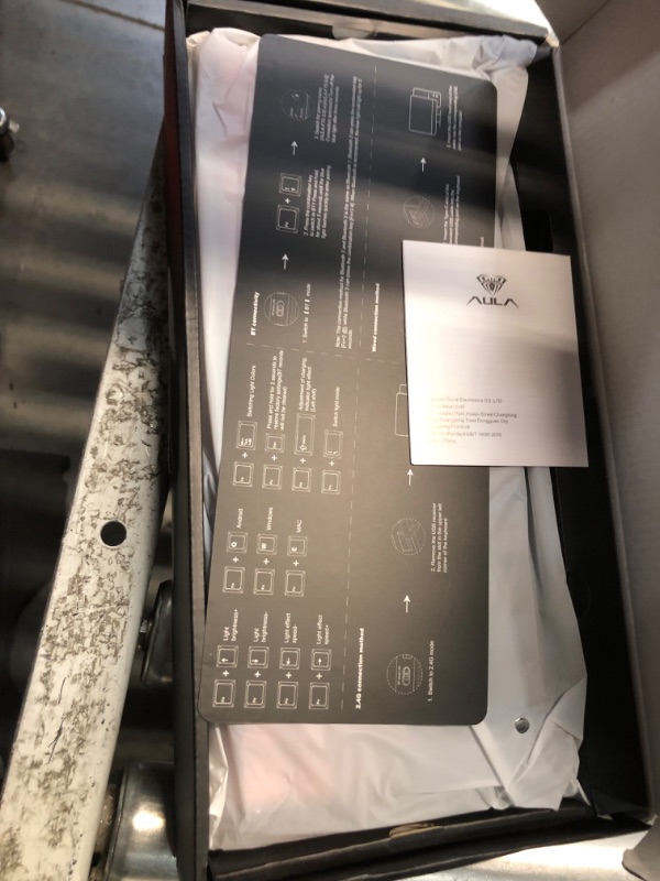 Photo 1 of AULA F75 Pro Wireless Mechanical Keyboard,75% Hot Swappable Custom Keyboard,RGB Backlit,Pre-lubed Reaper Switches,Side Printed PBT Keycaps Mechanical Gaming Keyboards, Pink&Black