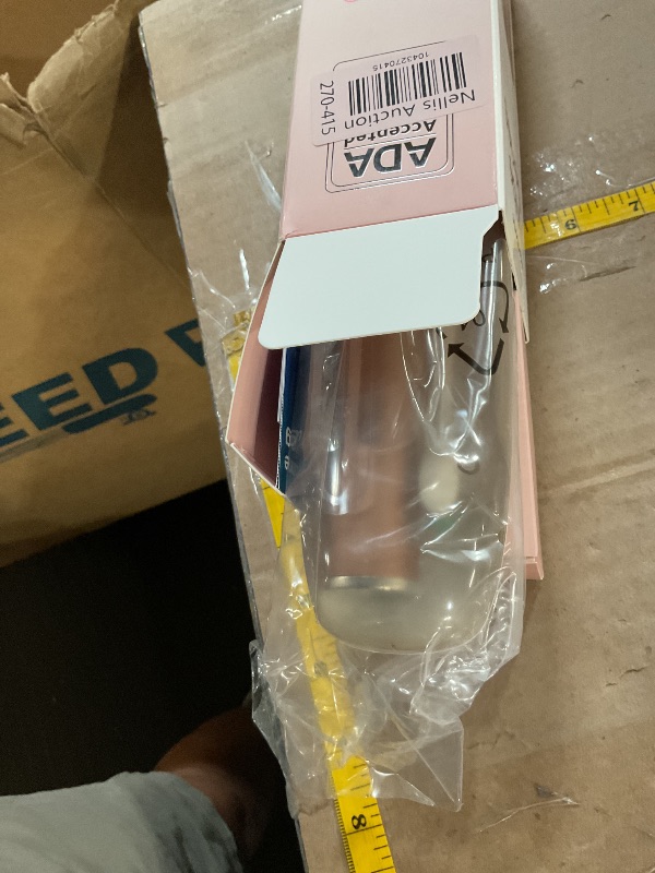 Photo 1 of (POWER TESTED) (USED) Aquasonic Vibe Series Ultra-Whitening Toothbrush – ADA Accepted Electric Toothbrush - 8 Brush Heads & Travel Case – 40,000 VPM Motor & Wireless Charging - 4 Modes w Smart Timer – Satin Rose Gold