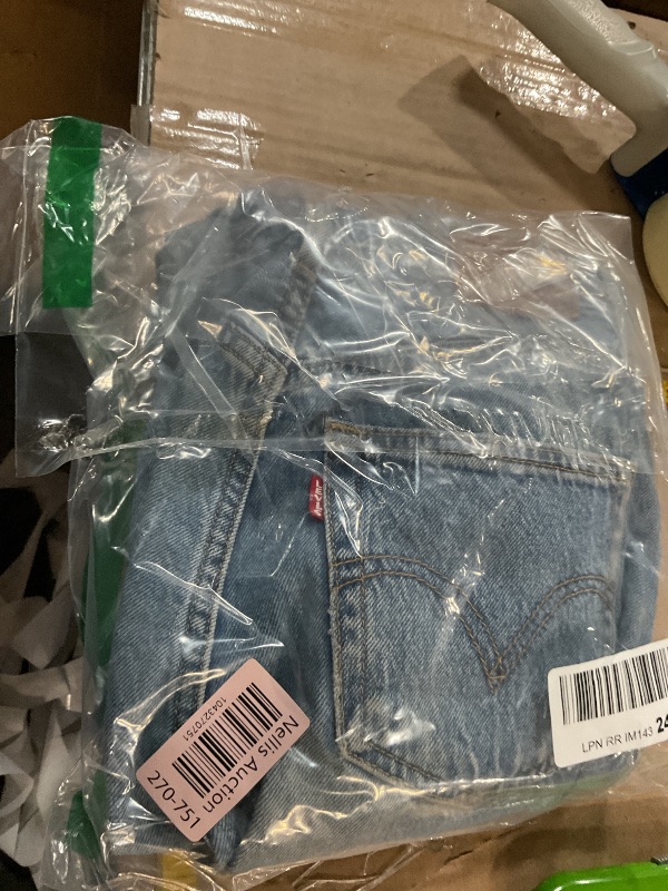 Photo 1 of **BACK SIDE IS VERY WORN**
Levi's Women's Superlow Boot Jeans, Medium Indigo Destructed, 26