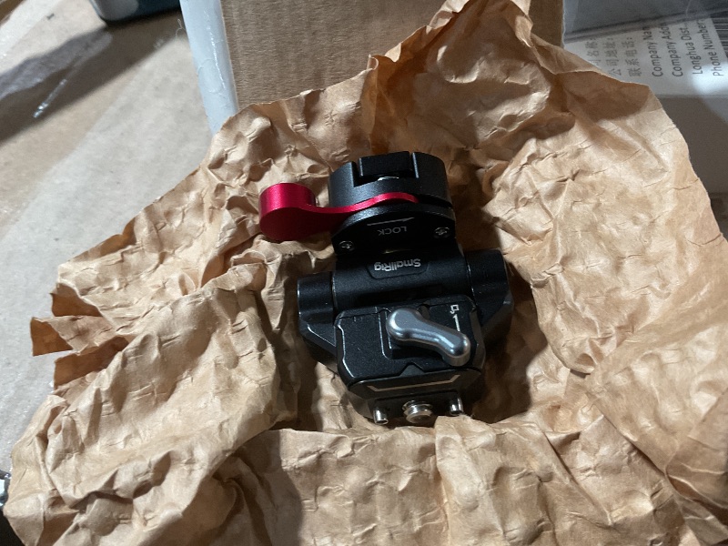 Photo 1 of SMALLRIG Quick Release Camera Monitor Mount with NATO Clamp, Supports Swivel 360° and Tilt 150° Adjustable, Drop-in HawkLock Camera NATO Rail Monitor Holder for 5" & 7" Monitor - 3601C