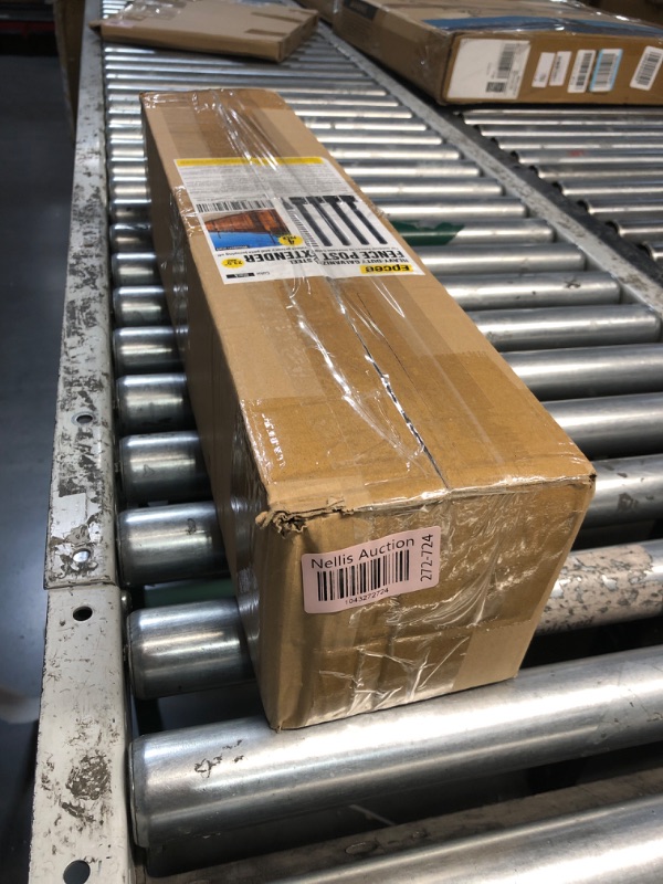 Photo 1 of Epcee Fence Post Extender, 23.5" Fence Barbed Wire Extend Arm?for Outdoor Fences to Increase Height, Protect Privacy and Pets Jumping Off (Wooden Wall-4 Pack)