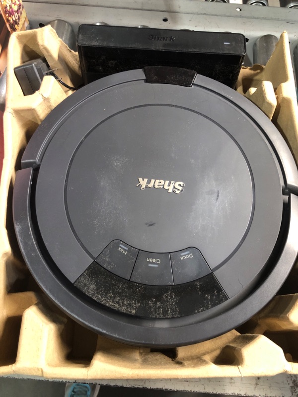 Photo 1 of ***(HEAVILY USED)***
Shark AV753 ION Robot Vacuum, Tri-Brush System, Wifi Connected, 120 Min Runtime, Works with Alexa, Multi Surface Cleaning, Grey