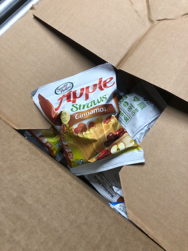 Photo 1 of ***(EXP: APR,06,2025)NONREFUNDABLE***Sensible Portions Garden Veggie Snacks - Veggie Straws, Snack Size Variety Pack, Sea Salt, Ranch, Cheddar, Apple Cinnamon, 1 Oz (Pack of 24)