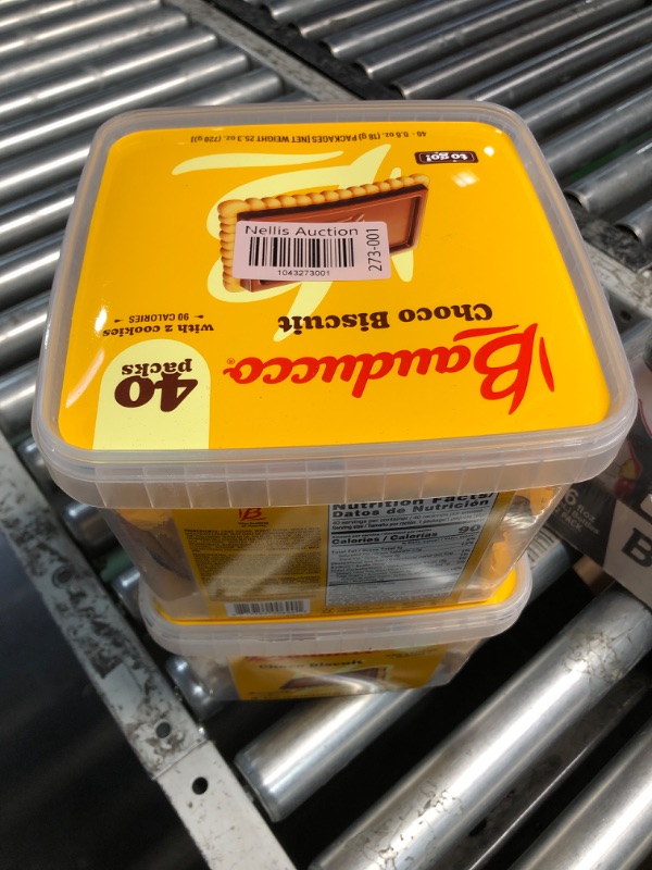 Photo 1 of ***NON REFUNDABLE*** Bauducco Choco Biscuit Cookies, 25.3 oz (Pack of 40) - Crispy & Delicious Chocolate Cookies, Individually Wrapped for Snacks, Dessert & Lunch Boxes - 2 Cookies per Pack  ( bundle of 2 boxes) 
