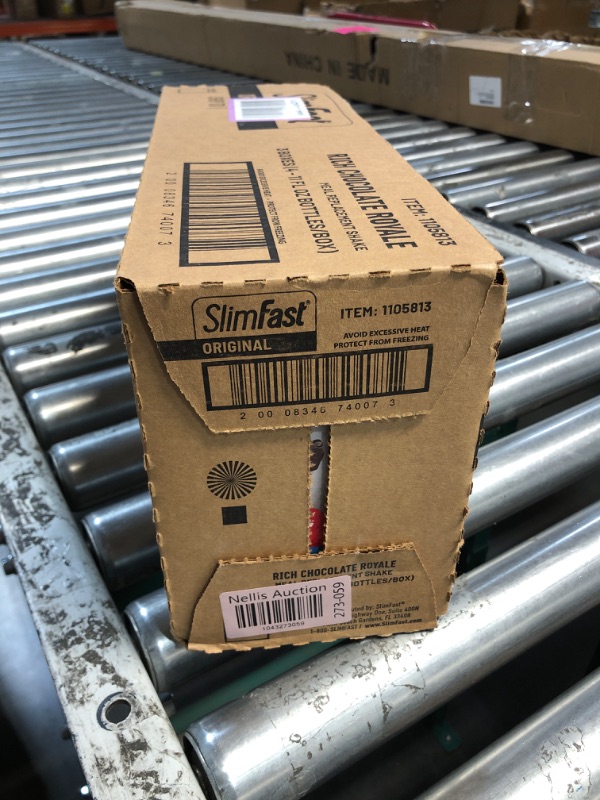 Photo 1 of ***(EXP: May 2025 )NONREFUNDABLE*** SlimFast Meal Replacement Shake, Original Rich Chocolate Royale, 10g of Ready to Drink Protein for Weight Loss, 11 Fl. Oz Bottle, 4 Count (Pack of 3) (Packaging May Vary)