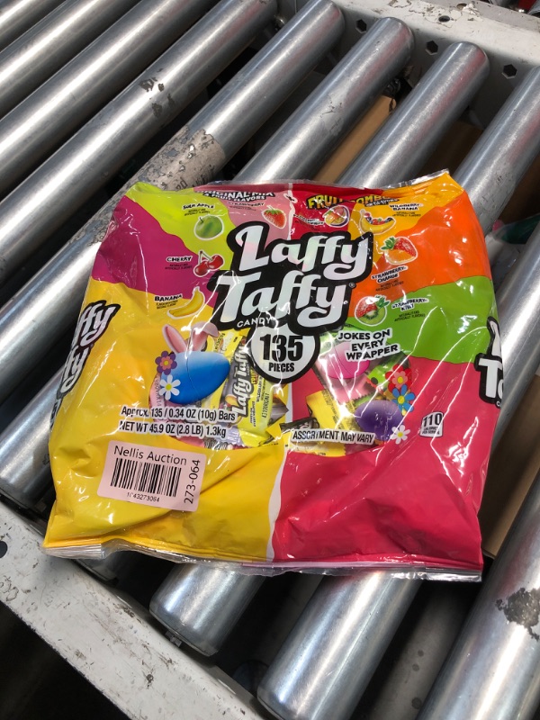 Photo 1 of ***(EXP: 11/25 )NONREFUNDABLE*** Laffy Taffy Easter Variety Candy Mix, Individually Wrapped Bars, 45.9oz (135 Count)