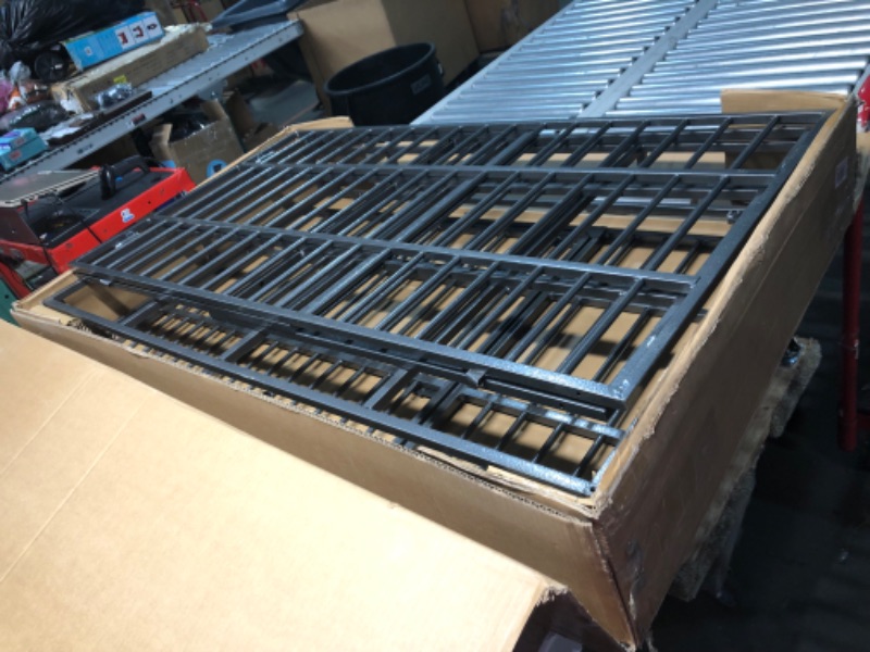Photo 1 of *** MAJOR DAMAGE - INCOMPLETE - SEE COMMENTS***
48.5'' Heavy Duty Dog Crate, Foldable Indoor Dog Cage with Double Door, 360° Lockable Wheels and Removable Tray, Easy to Clean and Assembly?for Small Medium Large Dogs