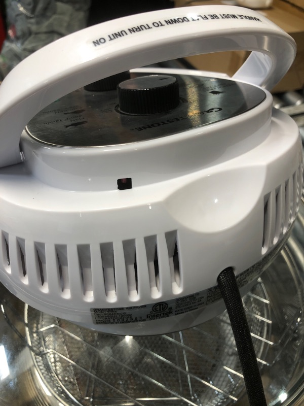 Photo 1 of ***NON REFUNDABLE, PARTS ONLY, MISSING TRIGGER BUTTON TO TURN ON ON BACK OF HANDLE, TDOESN TURN ON, LIGHTLY USED*** Big Boss 16Qt Large Glass Air Fryer Non Toxic – Large Halogen Oven Cooker with 50+ Air Fryers Recipe Book for Meals for Entire Family, Heal