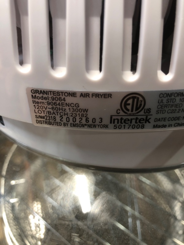 Photo 1 of ***NON REFUNDABLE, PARTS ONLY, MISSING TRIGGER BUTTON TO TURN ON ON BACK OF HANDLE, TDOESN TURN ON, LIGHTLY USED*** Big Boss 16Qt Large Glass Air Fryer Non Toxic – Large Halogen Oven Cooker with 50+ Air Fryers Recipe Book for Meals for Entire Family, Heal