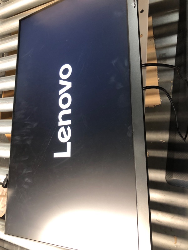 Photo 1 of *** MISSING PARTS*** Lenovo N27q Monitor, 27" IPS Display, QHD Resolution, 100Hz, HDR10, TÜV Low Blue Light, Tilt Stand, NearEdgeless Design