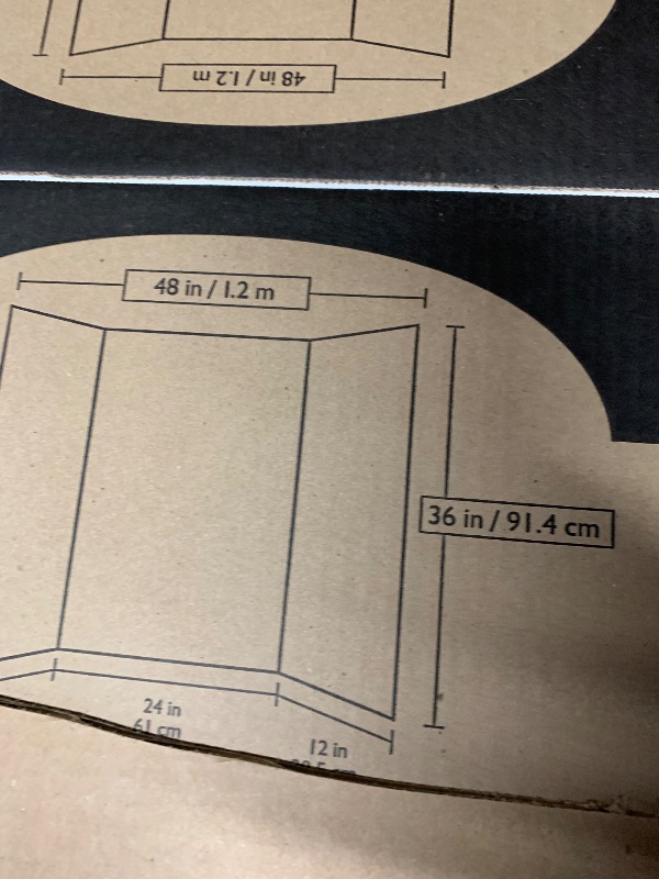 Photo 1 of (USED/FAIR) Pacon Presentation Boards, Single Wall, White, 48" x 36", 12 Count