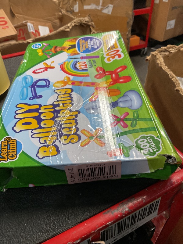Photo 1 of * nonrefundable* Missing pump and thin balloons* Learn & Climb DIY Balloon Animal Kit for Beginners. Fun Twisting & Modeling Activity for Party. Makes 30+ Sculptures, Pump and Manual Included. Gift for, Teens Boys and Girls. 120 Pieces.