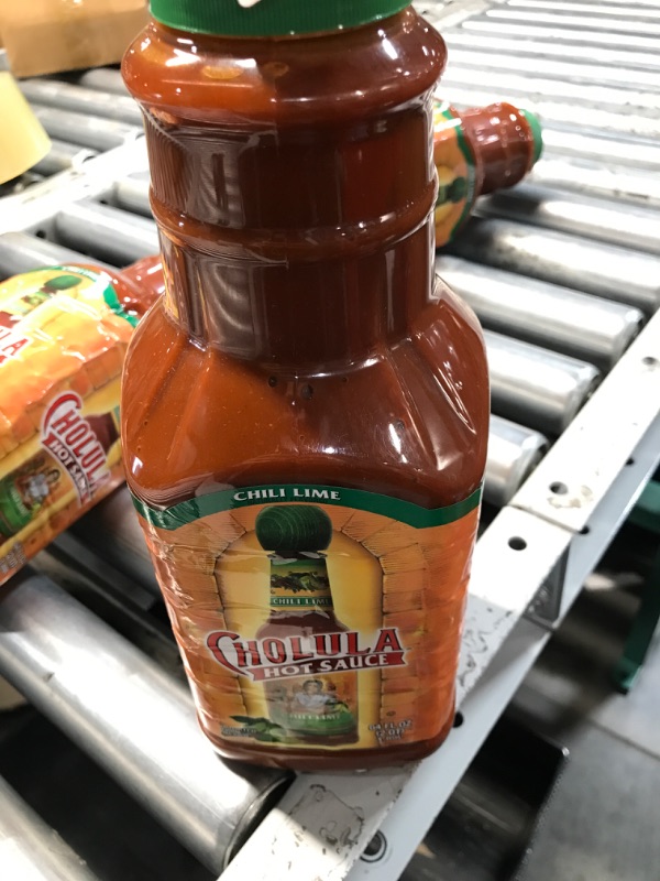 Photo 1 of ***(EXP: )NONREFUNDABLE*** Exp 03/19/2026
Cholula Chili Lime Hot Sauce, 64 fl oz - One 64 Fluid Ounce Bulk Container of Chili Lime Hot Sauce with Mexican Peppers, Lime and Signature Spice Blend, Perfect for Eggs, Shrimp, and More