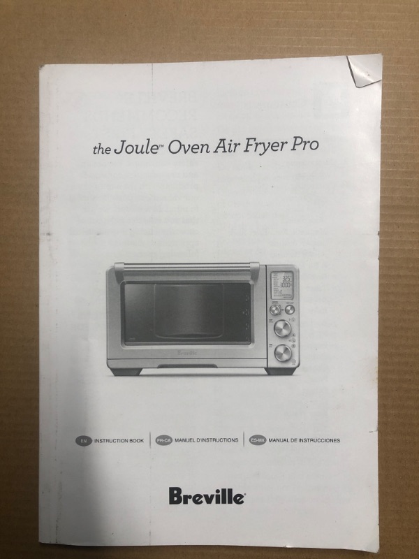 Photo 1 of ** POWERS ON ** READ ADDITIONAL DETAILS ** Breville BOV950BST Joule Smart Countertop Oven Air Fryer Pro, Black Stainless Steel