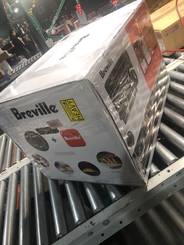 Photo 1 of ** POWERS ON ** READ ADDITIONAL DETAILS ** Breville BOV950BST Joule Smart Countertop Oven Air Fryer Pro, Black Stainless Steel