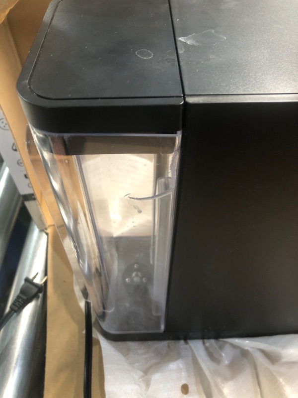 Photo 1 of ** LARGE CRACK NEAR THE TOP OF THE WATER TOWER **  Keurig K-Slim Single Serve K-Cup Pod Coffee Maker, Multistream Technology, 3 Brew Sizes, Slim and Sleek Design, 46oz Removable Reservoir, Black