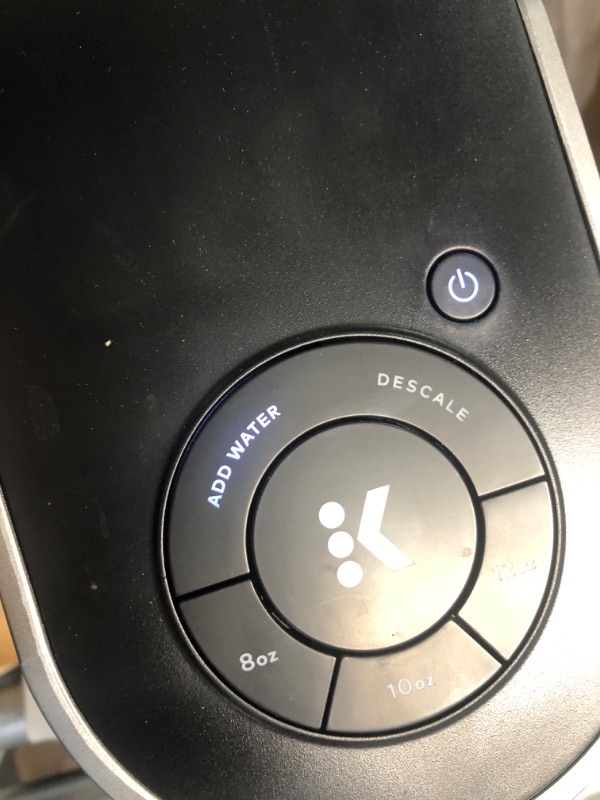 Photo 1 of ** LARGE CRACK NEAR THE TOP OF THE WATER TOWER **  Keurig K-Slim Single Serve K-Cup Pod Coffee Maker, Multistream Technology, 3 Brew Sizes, Slim and Sleek Design, 46oz Removable Reservoir, Black