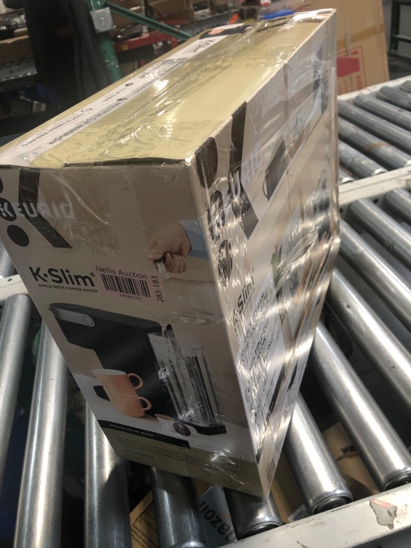 Photo 1 of ** LARGE CRACK NEAR THE TOP OF THE WATER TOWER **  Keurig K-Slim Single Serve K-Cup Pod Coffee Maker, Multistream Technology, 3 Brew Sizes, Slim and Sleek Design, 46oz Removable Reservoir, Black