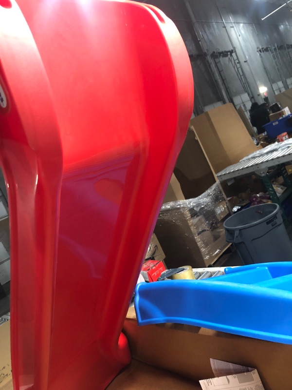 Photo 1 of ** CRACK ON THE EDGE OF THE BLUE STAIRS ** UNSURE IF FIXABLE ** Little Tikes First Slide for Kids, Easy Set Up for Indoor Outdoor, Easy to Store, for Toddlers Ages 18 Months - 6 years