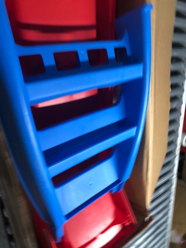 Photo 1 of ** CRACK ON THE EDGE OF THE BLUE STAIRS ** UNSURE IF FIXABLE ** Little Tikes First Slide for Kids, Easy Set Up for Indoor Outdoor, Easy to Store, for Toddlers Ages 18 Months - 6 years