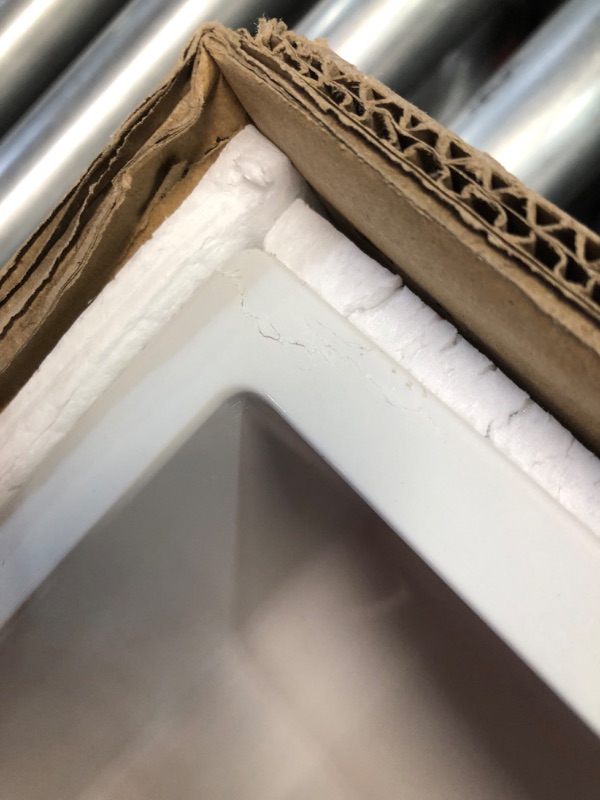 Photo 1 of ***DAMAGED - CORNERS CHIPPED - SEE PICTURES***
Fineyou Shower Niche 12.2"x28.7"x3.8", SMC Material Double Recessed Bathroom Niche,No Tile Needed Bathroom Niche,SMC Shower Shelf (White)