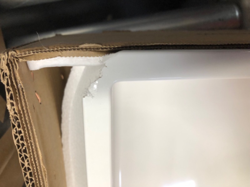 Photo 1 of ***DAMAGED - CORNERS CHIPPED - SEE PICTURES***
Fineyou Shower Niche 12.2"x28.7"x3.8", SMC Material Double Recessed Bathroom Niche,No Tile Needed Bathroom Niche,SMC Shower Shelf (White)