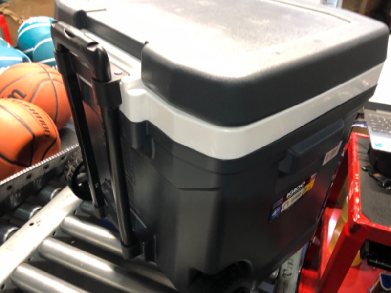 Photo 1 of (SEE NOTES) IGLOO MaxCold 58 Litre (62 US QT) Roller Cool Box Ice Cooler 98 Cans, grey