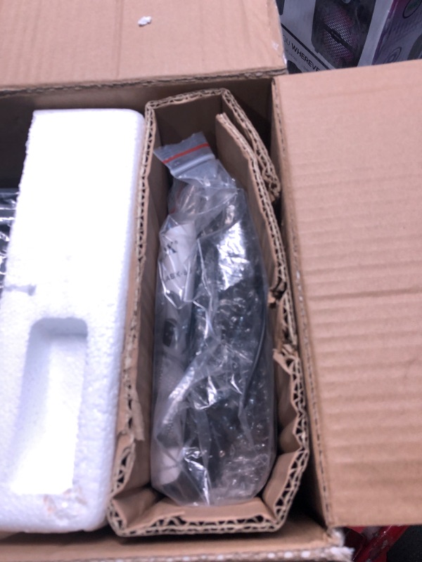 Photo 1 of ***(MAJOR DAMAGE/ SEE NOTES)***
Audiobox ABX-82S Portable 8" PA Speaker with Stand, WaveSync™ Technology, Bluetooth, LED Lights, 1100W - Includes Microphone & USB Cable