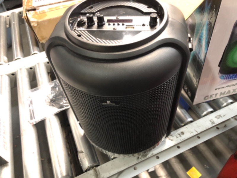 Photo 1 of (microphone does not work) Max Power 8" Portable Bluetooth Speaker
