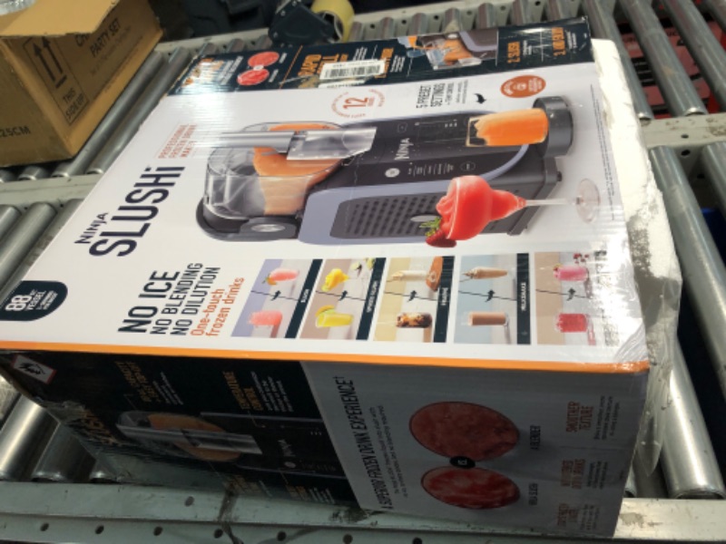 Photo 1 of *USED SOLD FOR PARTS OR REPAIR*NOT FUNCTIONAL*Ninja SLUSHi with RapidChill Technology, 88 oz. Frozen Drink & Slushie Machine, 5 Preset Programs, Margaritas, Frappés, and More, Premium Accents, Black, FS301