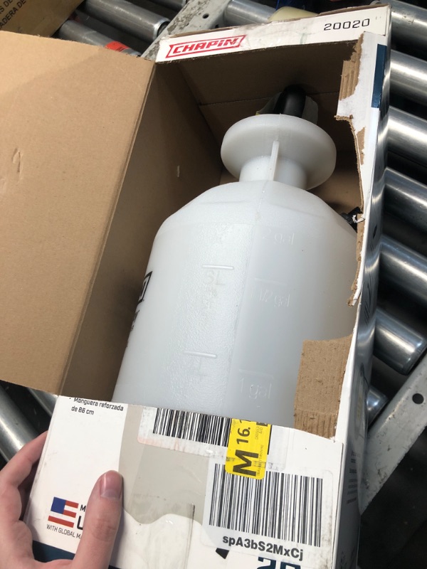 Photo 1 of ***NON REFUNDABLE, PARTS ONLY, MISSING HOSE AND HANDLE*** Chapin International 20020 2-Gallon SureSpray Sprayer for Fertilizer, Herbicides and Pesticides, Translucent White