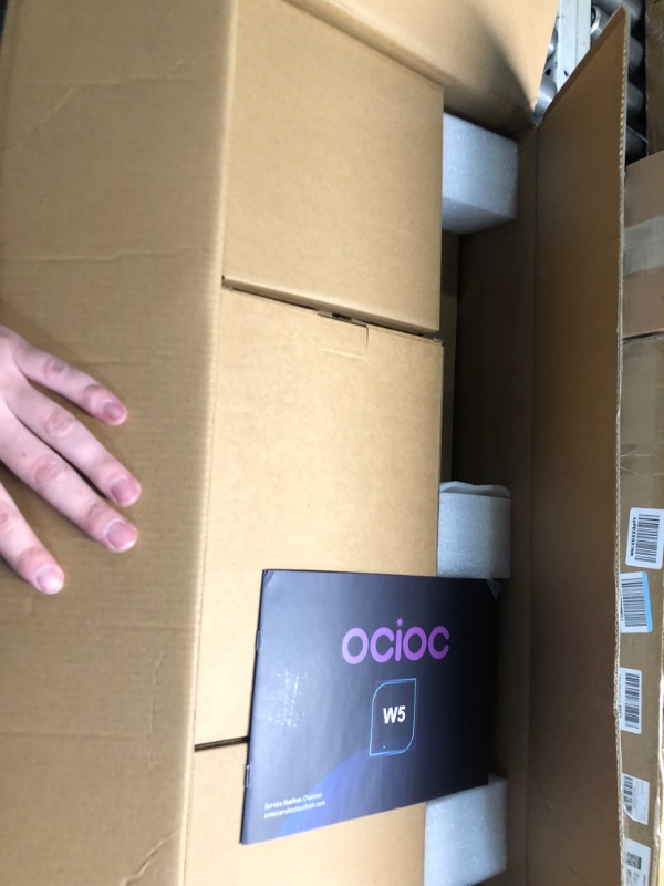 Photo 1 of **Parts Only** ocioc Ceiling Fans with Lights, 52 inch Black Ceiling Fan with Light and Remote Control, 3CCT, Quiet DC Motor, 5 Blades Modern Ceiling Fan for Living Room Farmhouse Bedroom
