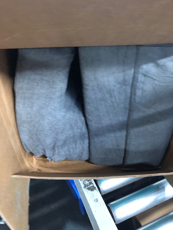 Photo 1 of *USED MISSING PIECES*jela Kids Couch Safety Certified Play Couch Soft Kids Sofa with Machine Washable Cover Thick Foam Fort Building Set for Playroom Indoor 57x28x18 Inch (Corduroy, Darkgrey)
