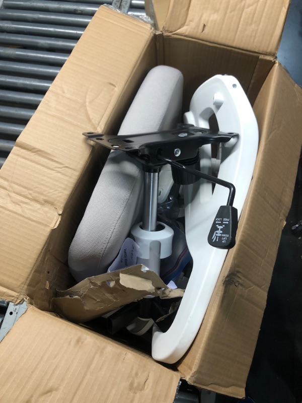 Photo 1 of ***PARTS ONLY***Farini Ergonomic Office Chair, Home Office Desk Chair with Headrest, High Back Computer Chair with Flip-up Armrests and Adjustable Lumbar Support.for Home Office Study Room Bedroom, Gray.