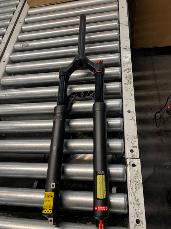 Photo 1 of ?US STOCK? LUTU 26/27.5/29 Air MTB Suspension Fork, Rebound Adjust Straight Tube 28.6mm QR 9mm Travel 120mm Manual/Crown Lockout Mountain Bike Forks, Ultralight Gas Shock XC Bicycle (Black, 27.5)