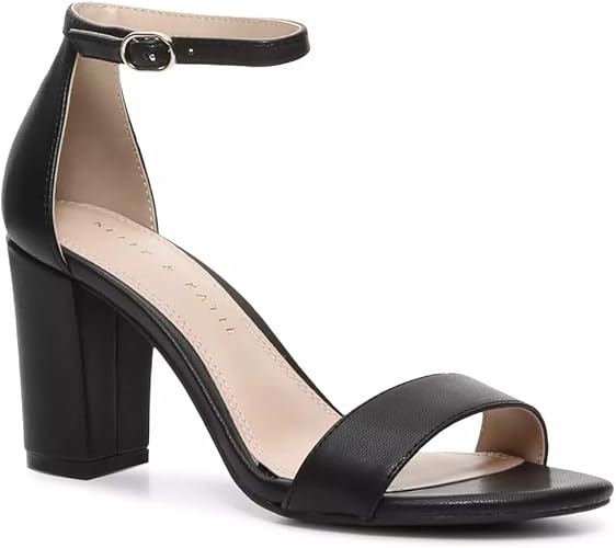 Photo 1 of **SOLES ARE DIRTY**Kelly & Katie Women's Hailee Dress SandalS BLACK SIZE 8 1/2