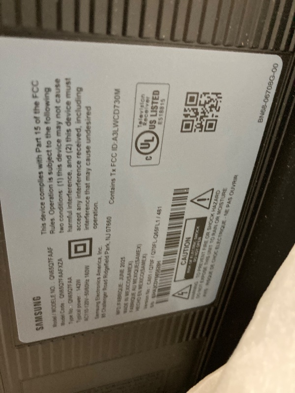 Photo 1 of Samsung 65-Inch Class QLED Q7F Series Samsung Vision AI Smart TV (2025 Model, 65Q7F) Quantum HDR, Object Tracking Sound Lite, Q4 AI Gen1 Processor, 4K upscaling, Gaming Hub, Alexa Built-in