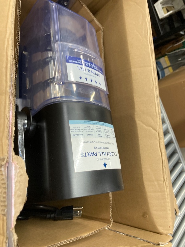 Photo 1 of Slushie Machine, 15-Minute Professional Slushy Machine for Home, Frozen Drink Maker No Ice Needed, LED Display, One-Touch Reservation, Self-Clean, 5 Presets for Frozen Margaritas Frappés and More