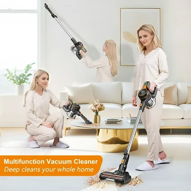 Photo 1 of **PARTS ONLY**NSE Cordless Vacuum Cleaner, 40kPa Rechargeable Stick Vacuum with 300W Brushless Motor for Carpet Hardwood Floor Pet Hair,S620